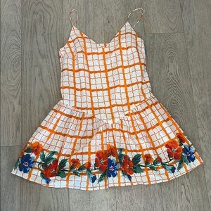 Rhode Orange Mini Dress
